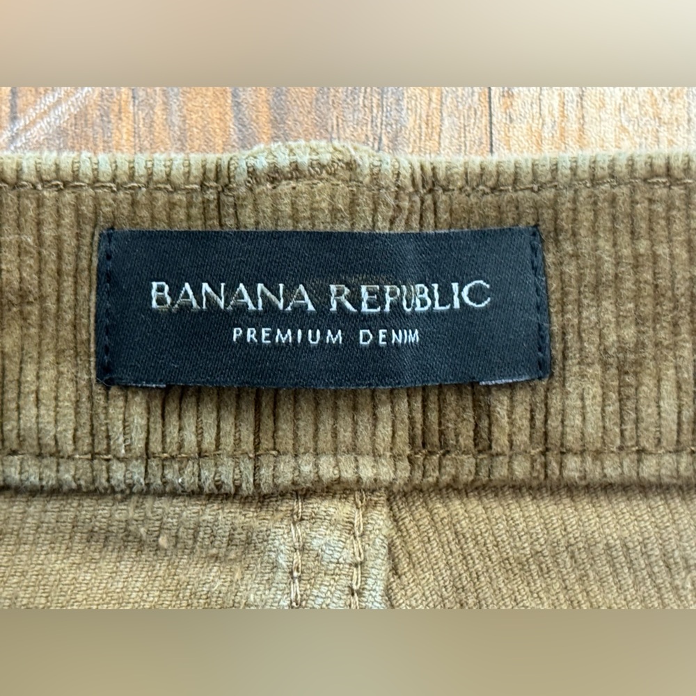 Banana Republic Women's High-Rise Straight Corduroy Jeans, Size 27L (Camel) - Picture 12 of 13
